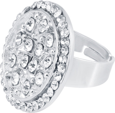 Shostopper Divine Alloy Rhodium Plated Ring