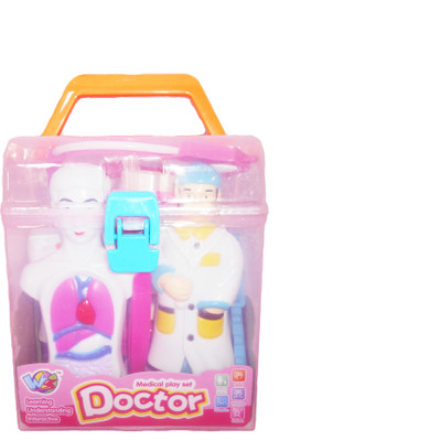 

Emob Medical Suitcase Pretend Play Doctor Set Learning Set With 20 Accessories and 1 Briefcase for Kids