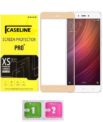 Caseline Tempered Glass Guard for Mi Redmi 4(Pack of 1)