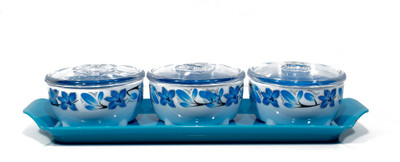 

PAAKHI dam3pcs Bowl Tray Serving Set(Pack of 3)