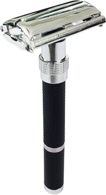 

Kabello Men Shaving Safety Blade Twist Open Stainless Steel