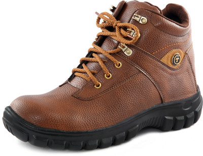 

Fashion Tree Fashion Tree Timberwood Steel Toe Safety Shoe For Men, Tan Color Boots For Men(Tan, Brown
