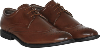 

Kraasa Brogue Lace Up For Men(Brown