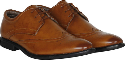 

Kraasa Brogue Lace Up For Men(Tan
