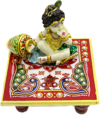 

CraftVillage Marble All Purpose Chowki(Multicolor, Pack of 1)