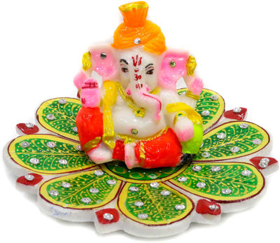 

CraftVillage Meenakari Marble All Purpose Chowki(Multicolor, Pack of 1)