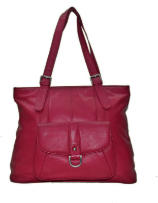 

Shankar Produce Women Casual Red Genuine Leather Shoulder Bag