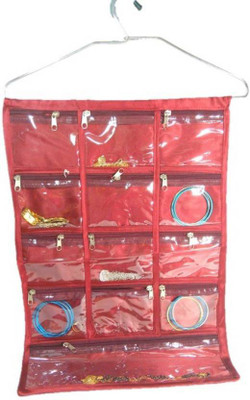 

Aadhya Jewellery Organizer Small Travel Bag(Red)
