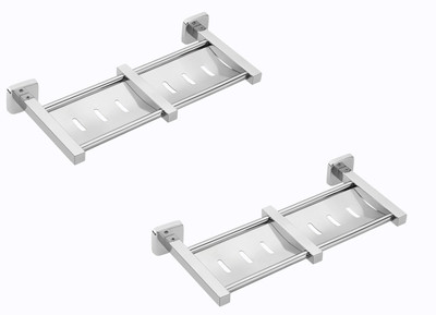 

Handy Double Soap dish 2pcs(Silver)