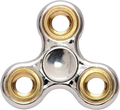 

ELECTRO CART Anti-Stress Metal Fidget Spinner With Ceramic Bearings(Silver)