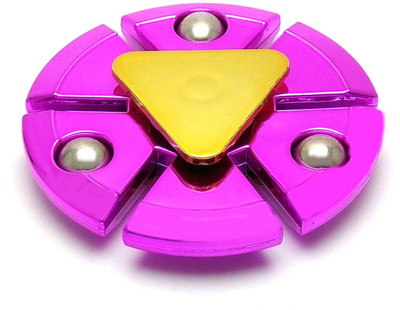 FashBlush Magenta Super Hero Marvel Style Fidget Hand Spinner Glossy Finish, Anti Anxiety, Stress Reliever(Pink)