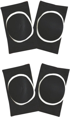 

GB 4 Pcs Dancing Knee Pad Rounded Knee Support(Black