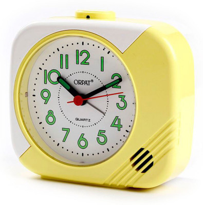 

Orpat Analog Yellow Clock