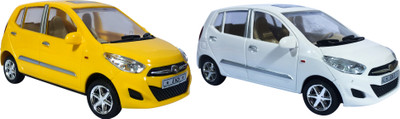 

Jack Royal 2 combo kit of i10 car toy(Yellow, White), White;yellow