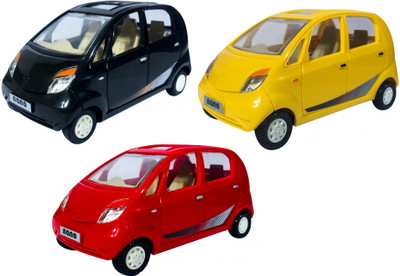 

Jack Royal 3 COMBO KIT OF NANO CAR TOYS(Black, Red, Yellow)