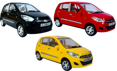 

Jack Royal 3 Combo i10 plastic car toy(Black, Yellow, Red), Black;red;yellow