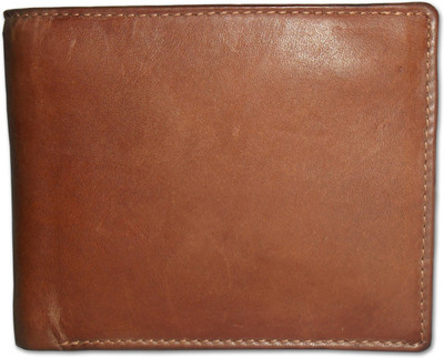 

vardhoman Men Tan Genuine Leather Wallet(13 Card Slots), Tan brown