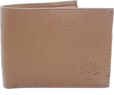 

Nietz Men Brown Genuine Leather Wallet(6 Card Slots)