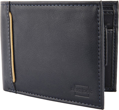 

Next Look Men Blue Genuine Leather Wallet(5 Card Slots)