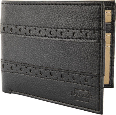 

Next Look Men Black Artificial Leather Wallet(6 Card Slots)