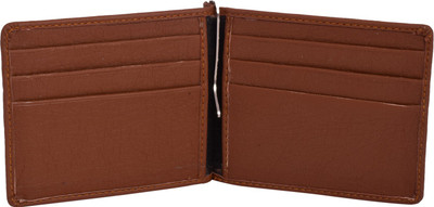 

Rabela Men Brown Artificial Leather Money Clip(6 Card Slots)