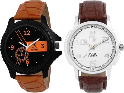 POLO HUNTER New Ph-2332 Combo Of 2 Elegant Watch  - For Men   Watches  (Polo Hunter)