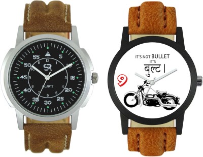 Shivam Retail SR01FXM406 Foxter Stylist Combo For Boys With Designer Leather Strap All New Branded Collection Pack of 2 Watch  - For Men   Watches  (Shivam Retail)