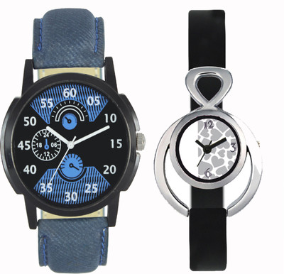 

SRK ENTERPRISE Couple Wrist Watch With Stylish And Designer Printed Dial Fast Selling L_V016 Watch - For Men & Women