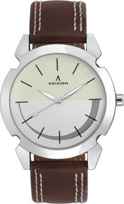 ADIXION 9520SLA3 New Stainless Steel watch with Genuine Leather Strep- Analog Watch  - For Men   Watches  (Adixion)
