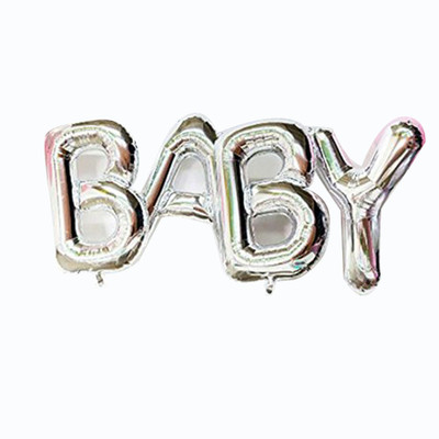 

PARTY PROPZ Solid SILVER FOIL BALLOON 18" SET OF 1/BABY SHOWER DECORATION/BABY SHOWER PARTY SUPPLIES Balloon(Silver, Pack of 1)