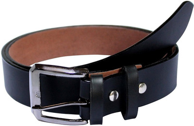 HD Men Casual Black Fabric Reversible Belt