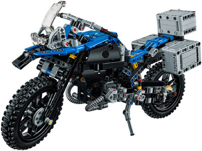 

Emob 2 In 1 Motorcycle Biker R1200GS Adventure Motorrad Building Bricks Blocks Learning Toys-Blue(Blue, Black)