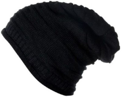 Bolax Self Design Beanie Cap