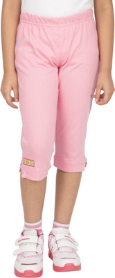 

Ocean Race Capri For Girls Self Design Cotton(Pink