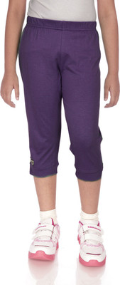 

Ocean Race Capri For Girls Solid Cotton(Purple, Grape