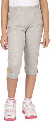 

Ocean Race Capri For Girls Solid Cotton(Grey, Grey milnage