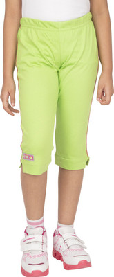 

Ocean Race Capri For Girls Self Design Cotton(Light Green, Lime green