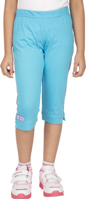 

Ocean Race Capri For Girls Self Design Cotton(Blue, Aqua blue