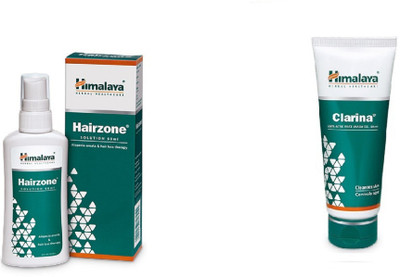 

Himalaya HAIR ZONE SOLUTION WITH CLARINA FACE WASH(Set of 2)