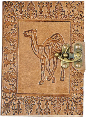 

Craft Club A5 Diary(Recycled handmade paper leather diary, Golden)