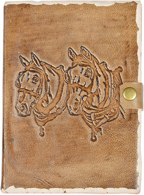 

Craft Club A5 Diary(Recycled hand made paper leather diary, Brown)