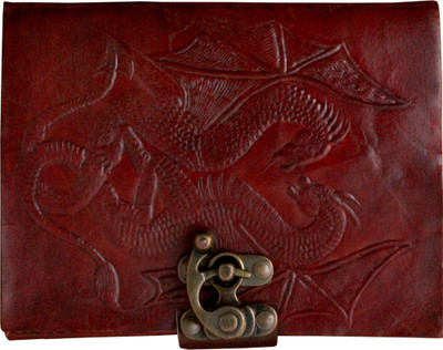 

Crafts A5 Diary(Embossed handmade leather diary, Brown)