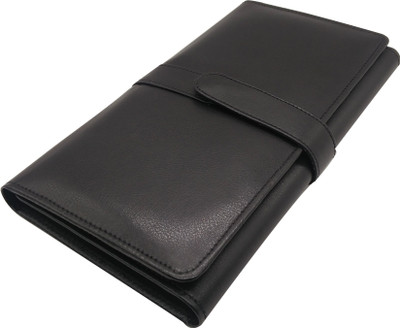 

Essart Synthetic Fabric Check Book Holder(Set Of 1, Black)