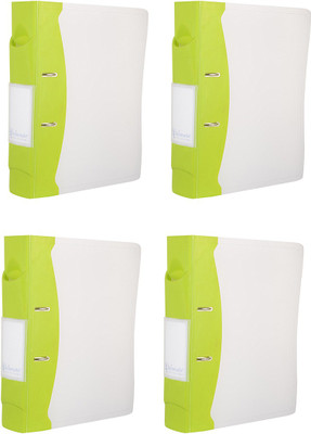 

Infomate Poly Propylene Matt PP Box file, Office Products(Set Of 4, Green)