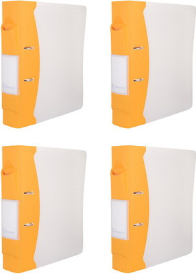 

Infomate Poly Propylene Matt PP Box file, Office Products(Set Of 4, Yellow)