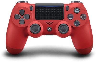 SONY DualShock 4 Wireless Controller Bluetooth  Gamepad(Magma Red, For PS4)