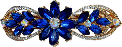 

Mansiyaorange Designer Fancy Latest Stone Hair Pin Hair Clip(Blue)