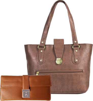 

Lady bar Shoulder Bag(Brown)