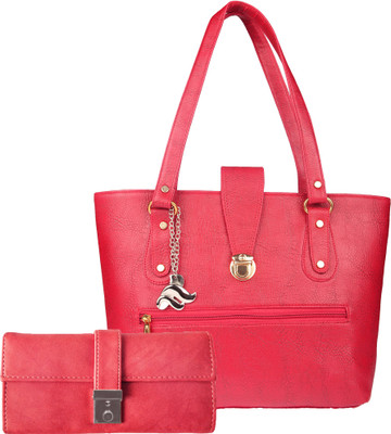 

Lady bar Shoulder Bag(Pink)