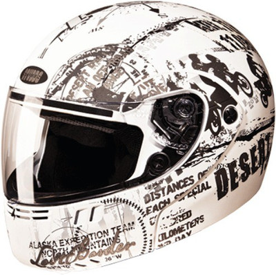 

Studds NINJA 3G D5 DECOR Motorsports Helmet(D5 MATT WHITE N4 GREY
